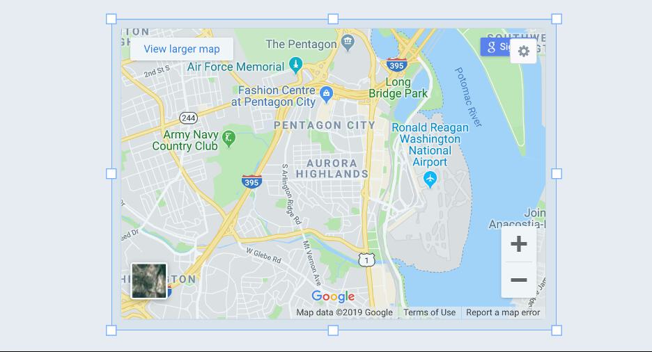 embedded google map